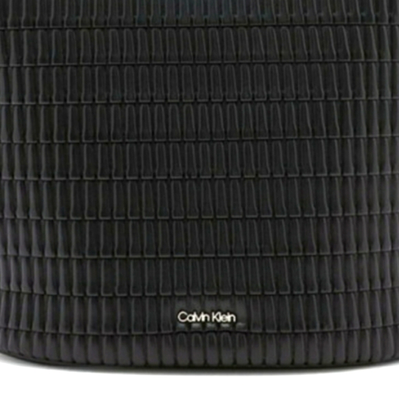 Calvin Klein Tote NWT Jet Black Large Tote Shoulder Modern Bag - Picture 8 of 16